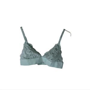 Lively Medium‎ Seafoam Green The Long Line Lace Palm Bra